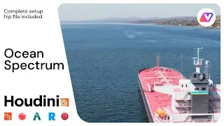 Ocean Spectrum - rendering photorealistic open ocean in Houdini and USD #houdini #vfx #tutorial