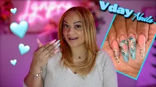 SCULPTED VALENTINES DAY HARD GEL NAILS 💕💖 Builder Gel Nails Tutorial - LGNPro