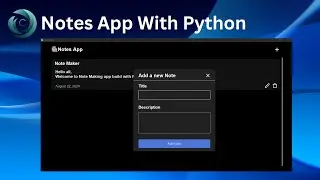 Notes App With Python