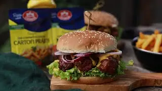 MICI BURGERI ȘI CARTOFI PRĂJIȚI CONDIMENTAȚI | Maya cu Y