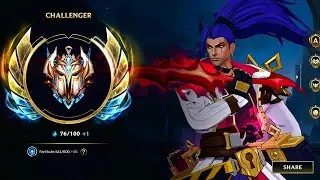 MY YASUO MAKE CHALLENGERES PLAYERS LIKE BRONZE 🌪🌪