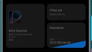 MIUI 12.5 Poco F2 Pro / Redmi K30 Pro Xiaomi.eu Beta 21.2.4 VoLTE ve Vo-WiFi Açmak ve Genel Bakış