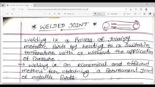 LECT.-1 DESIGN OF WELDED JOINT (BUTT WELD)