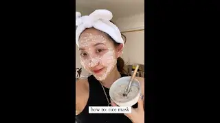 How To: Make Korean Rice Mask At Home | great for uneven skin tone & brightening 🍚 