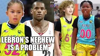 LEBRON'S NEPHEW PLAYS LIKE HIM!! These Hoopers WENT OFF at T3TV!