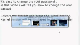 How to Reset ROOT Password in RHEL 6  CENTOS  FEDORA