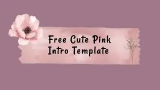 Free Intro Template Pink Lucu No Text