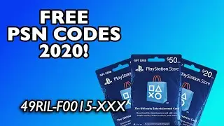 FREE PSN CODES - QUICK & EASY METHOD 2020!!!