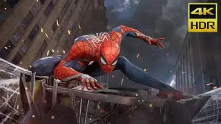 Spider Man Remastered • 4K HDR Performance RT Mode Gameplay • PS5