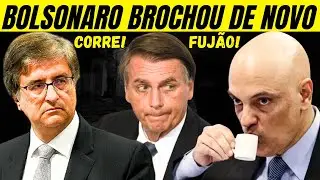 BOLSONARO FOGE DE NOVO? RACHA E BRIGA: MORAES VAI PRA CIMA!