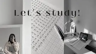 A very boring but productive study vlog 📚| ft. phomemo thermal printer