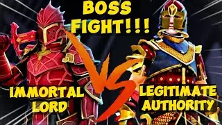 Immortal Lord Level 6 vs NEW Legitimate Authority LEVEL 6 BOSS!!! | Shadow Fight 3