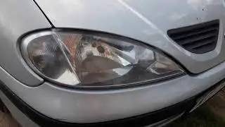 Poliranje farova - Reno Megan, razlika izmedju matiranog i poliranog fara