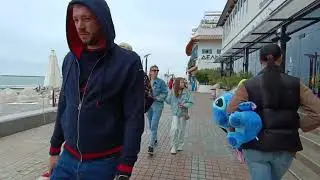 Сочи сегодня, прогулка по набережной в сторону Морского вокзала #gdetonamore 20.04.2024
