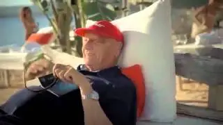 ING DiBA (AT) Werbung mit Niki Lauda - Strandliege