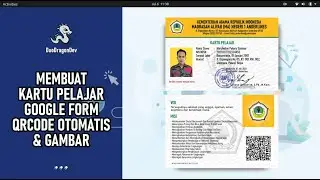 KARTU PELAJAR SISWA DENGAN QRCODE DAN FOTO | FREE DOWNLOAD