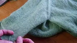 Эксперимент из пряжи Alize Angora Gold Ombre Batik (продолжение).