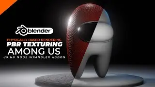 Blender 2.9 Beginner Tutorial for PBR Texturing - Principled BSDF - Node Wrangler