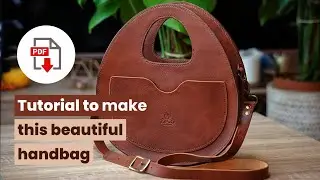 Making The Egg Handbag - Leather Bag Pattern Step by Step