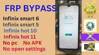 Infinix smart 6 frp bypass Infinix smart 6 android 11 google accounts