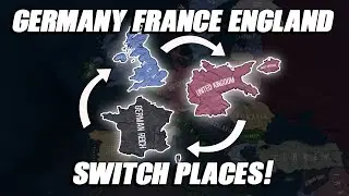 [HOI4] USA - Germany, England and France switch places. - HOI4 Timelapse