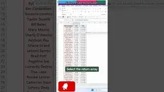 Lookup Last entry in excel #excel #shorts #youtubeshorts