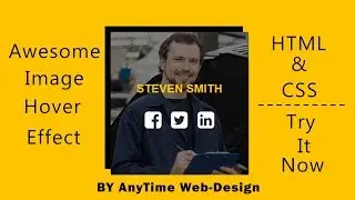 CSS image Hover effect | HTML & CSS | AnyTime Web-Design