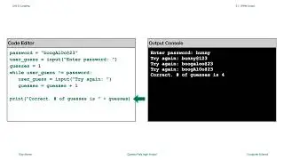 While Loops (Python)