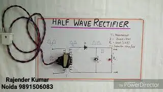 Half wave rectifier model