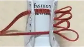 How to tie shoe lasses