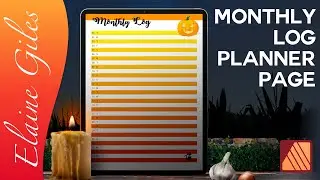 Create a Monthly Log Planner Page in Affinity Publisher