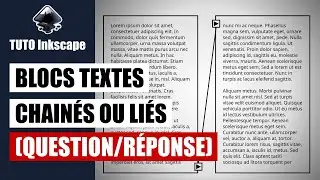 Tuto inkscape : texte chainé (question/réponse)