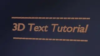 Blender Tutorial : 3D Text Basics