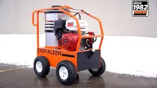 Easy Kleen's Commercial Hot Water Gas- Oil Fired Honda Engine Pressure Washer EZO4035G-H-GP-120