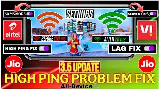 Goodbye High Ping🔥Issues with This‼️SETTING BGMI 3.6 Update Get 20ms Bgmi High Ping Problem Fix