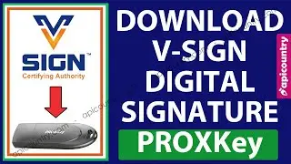 Download Vsign Digital Signature into Proxkey Watchdata Token - Hindi