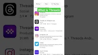 What is Threads in Telugu? How to Install Instagram Threads - What is the Use of Threads - Twitter