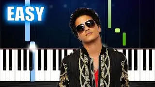 Bruno Mars - Talking To The Moon - EASY Piano Tutorial