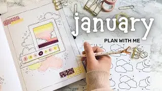 JANUARY PLAN WITH ME 2022 || BULLET JOURNAL SET UP