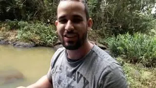 Detectamos/garimpamos  na cachoeira ,Moedas , aliança,  ouro na bateia!