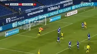 Haaland Goal vs Schalke 04 | Schalke 04 0-2 Borussia Dortmund