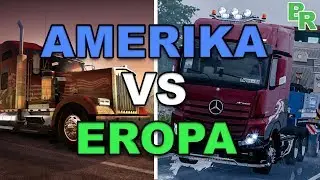 Euro Truck Simulator 2 VS American  Truck Simulator - JADI ABANG SUPIR TRUK!