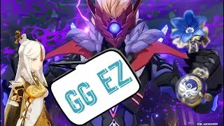 NOBLESSE NINGGUANG SOLOS CHILDE BOSS FIGHT + WALKING ON AIR GLITCH