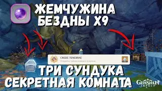 ЖЕМЧУЖИНА БЕЗДНЫ ГДЕ НАЙТИ,СОБРАТЬ ВСЕ,РОСКОШНЫЙ СУНДУК, CREDE TENEBRAE АЧИВ GENSHIN 2.6 РАЗЛОМ