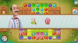 Gardenscapes.  2317 уровень.