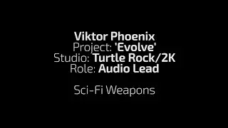 Sound Design Demo Reel: Multiple State Looping Weapons (HD)