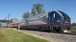 08JUL2024 Amtrak Wolverine 355 at Dearborn Station