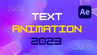 Text Animation in After Effects 2023