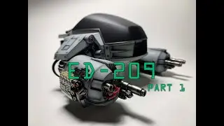 『模型時間』MODEROID ED-209 ROBOCOP機器戰警 製作 『PART 1 』上半部