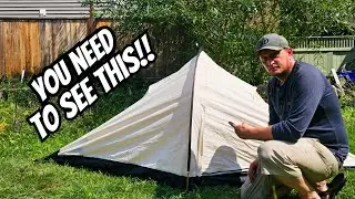 This Tent Changes Everything!! Quick Setup, Aerodynamic, plus 4 Season Use The Wind Anchor